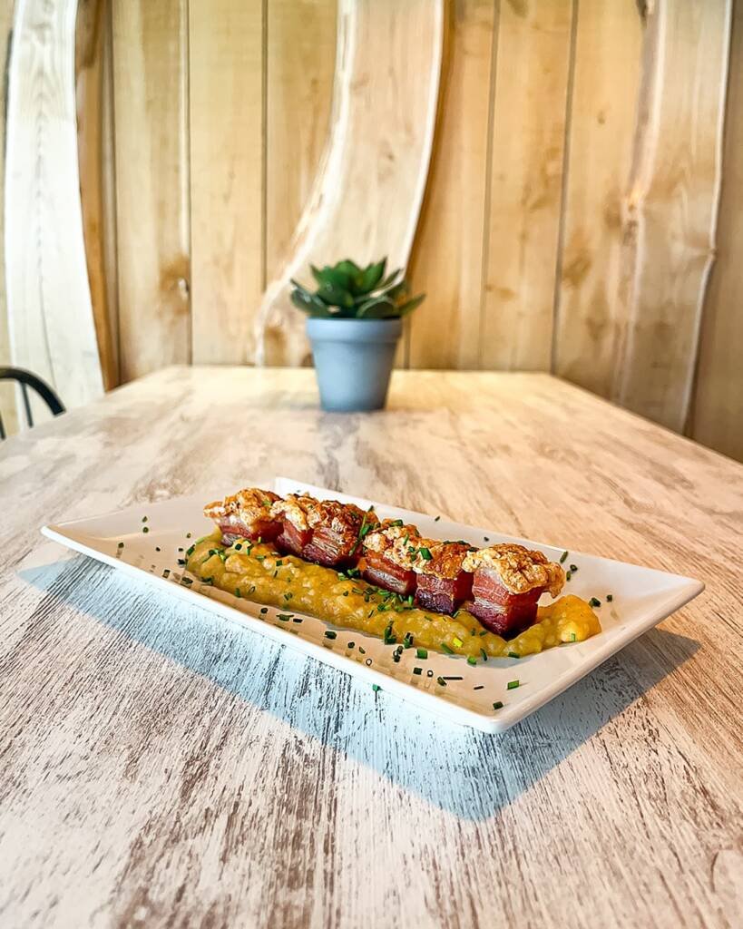 Tapa torreznos con pure - River 1973